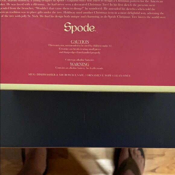 Spode Christmas Tree Mug & Ornament - Picture 3 of 3